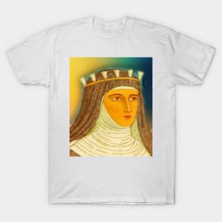 Hildegard of Bingen Portrait | Hildegard of Bingen Artwork 2 T-Shirt